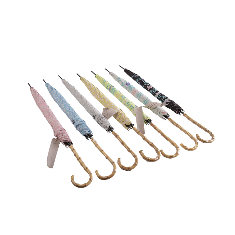 Pongee yang menjimatkan kos Dengan payung Lurus Bersalut UV-0E6B0106