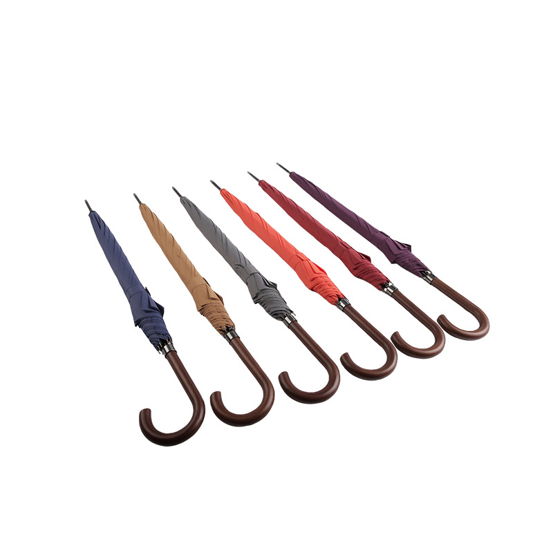 Tiang Ungu Gelap Pongee Payung lurus-0E6B0146