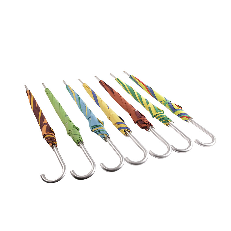 Penglihatan Tiga Warna Adalah Kuat Pongee Payung Lurus-0E6B0283