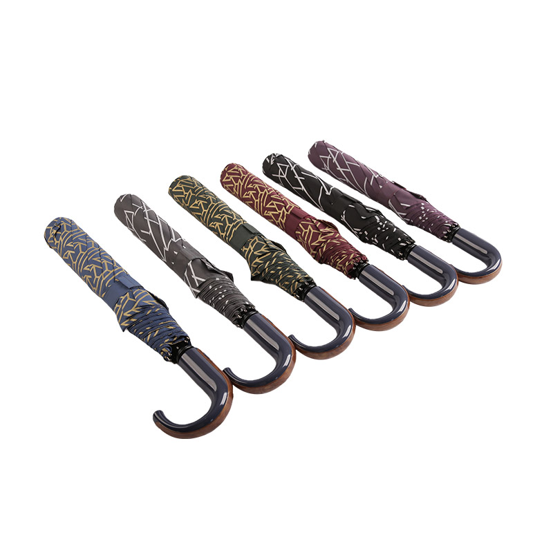 Corak Geometrik Pongee Payung dua kali ganda-0E6B0412