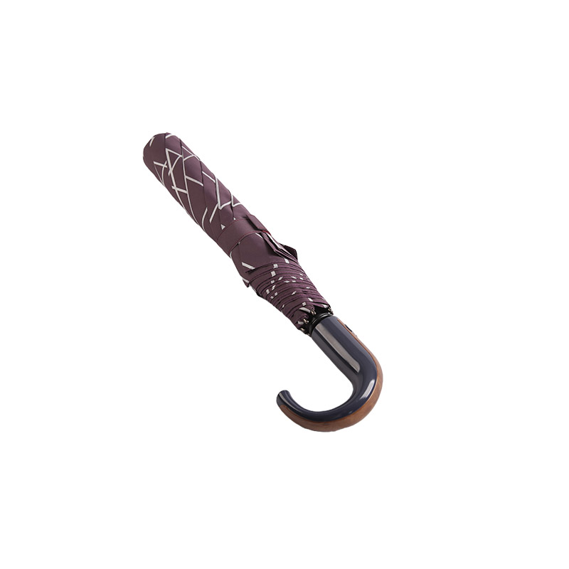 Corak Geometrik Pongee Payung dua kali ganda-0E6B0412