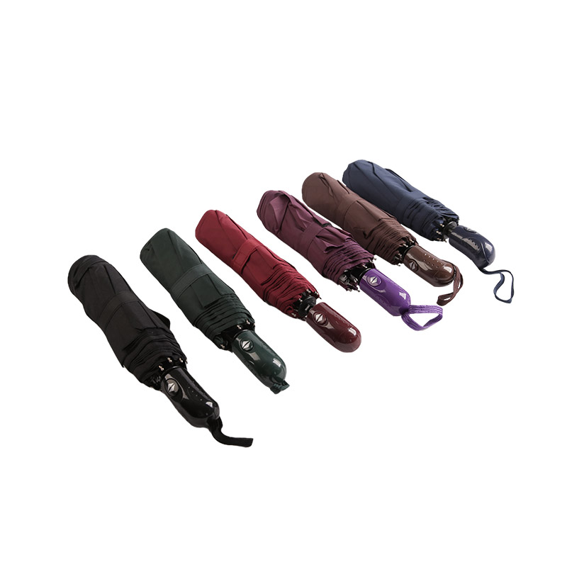 Warna Gelap Pongee Kalis Hujan Payung tiga kali ganda-0E6B0491