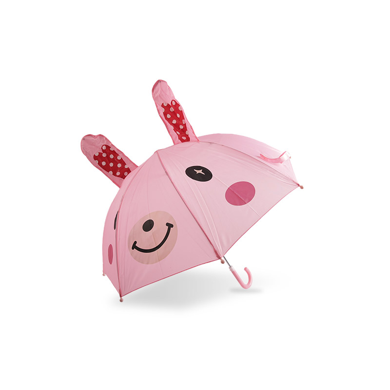 Pink Comel Bunny Bear Polyester Kanak-kanak payung-0E6B0672