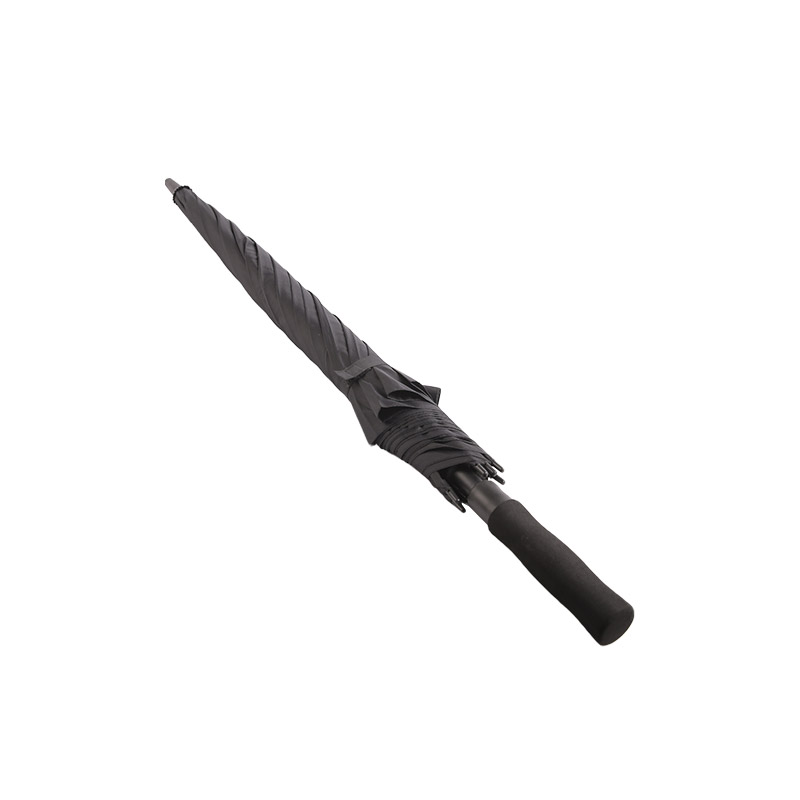 Lelaki Matang Black Pongee Golf payung-0E6B0716